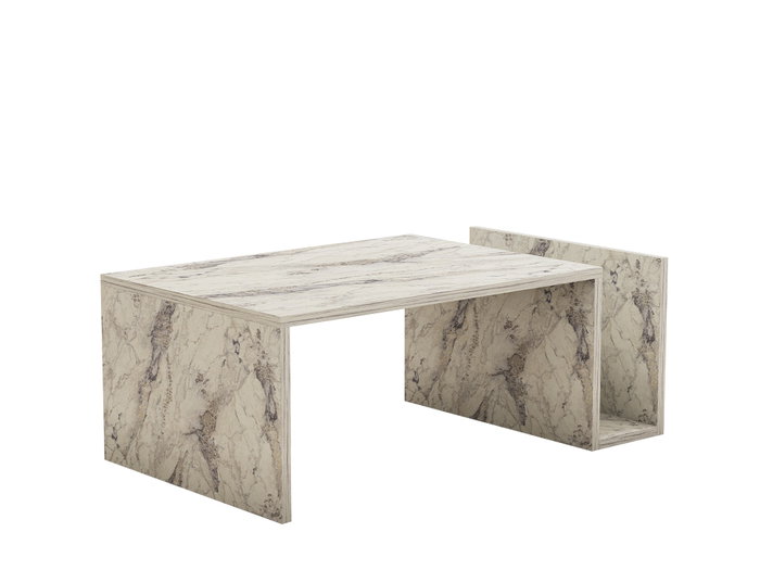 Hanah Home Mesa de Centro Memo - Freesia Marble